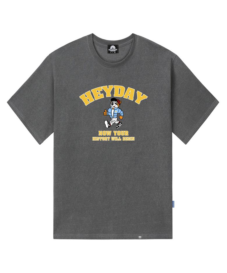 HEYDAY TIGER GRAPHIC 티셔츠 - 피그먼트 블랙