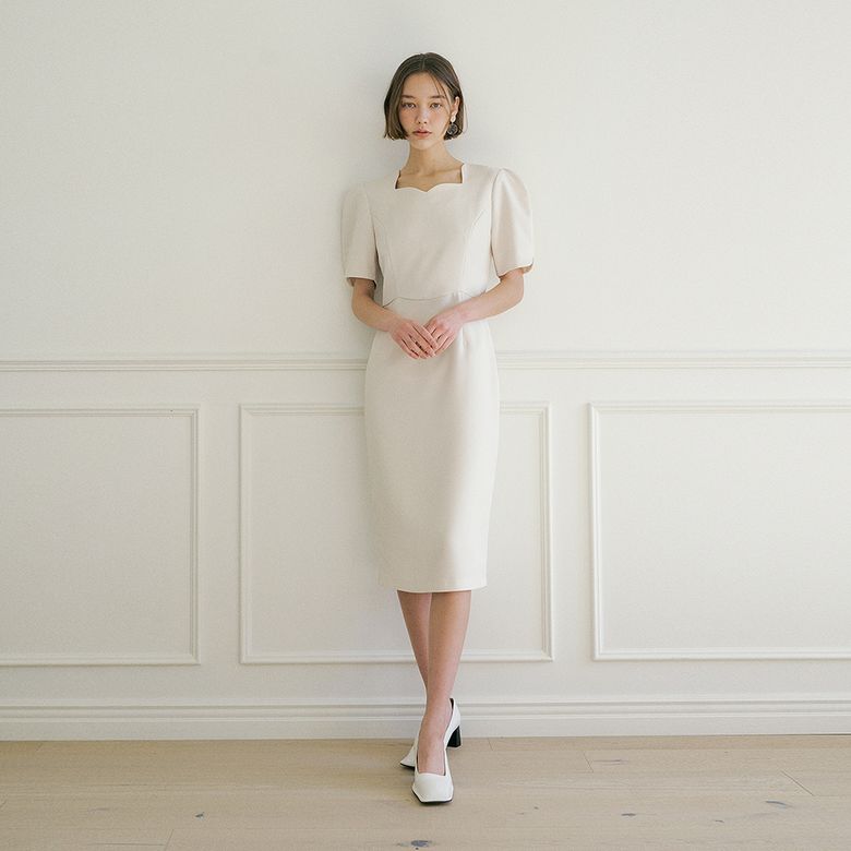 Tulip one-piece (cream)