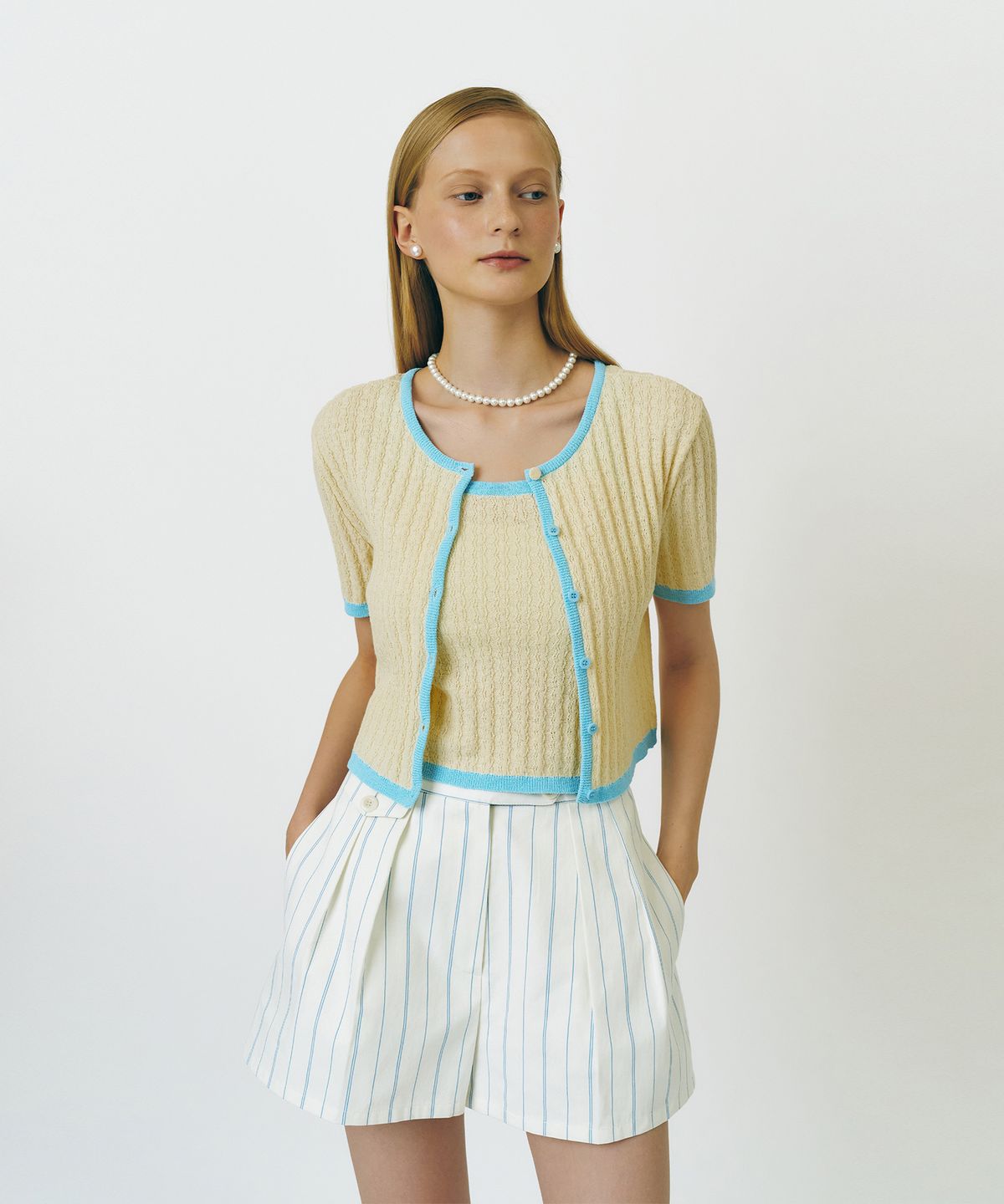그로브(GROVE) 22SUMMER MUTE SLEEVELESS [3COLOR]
