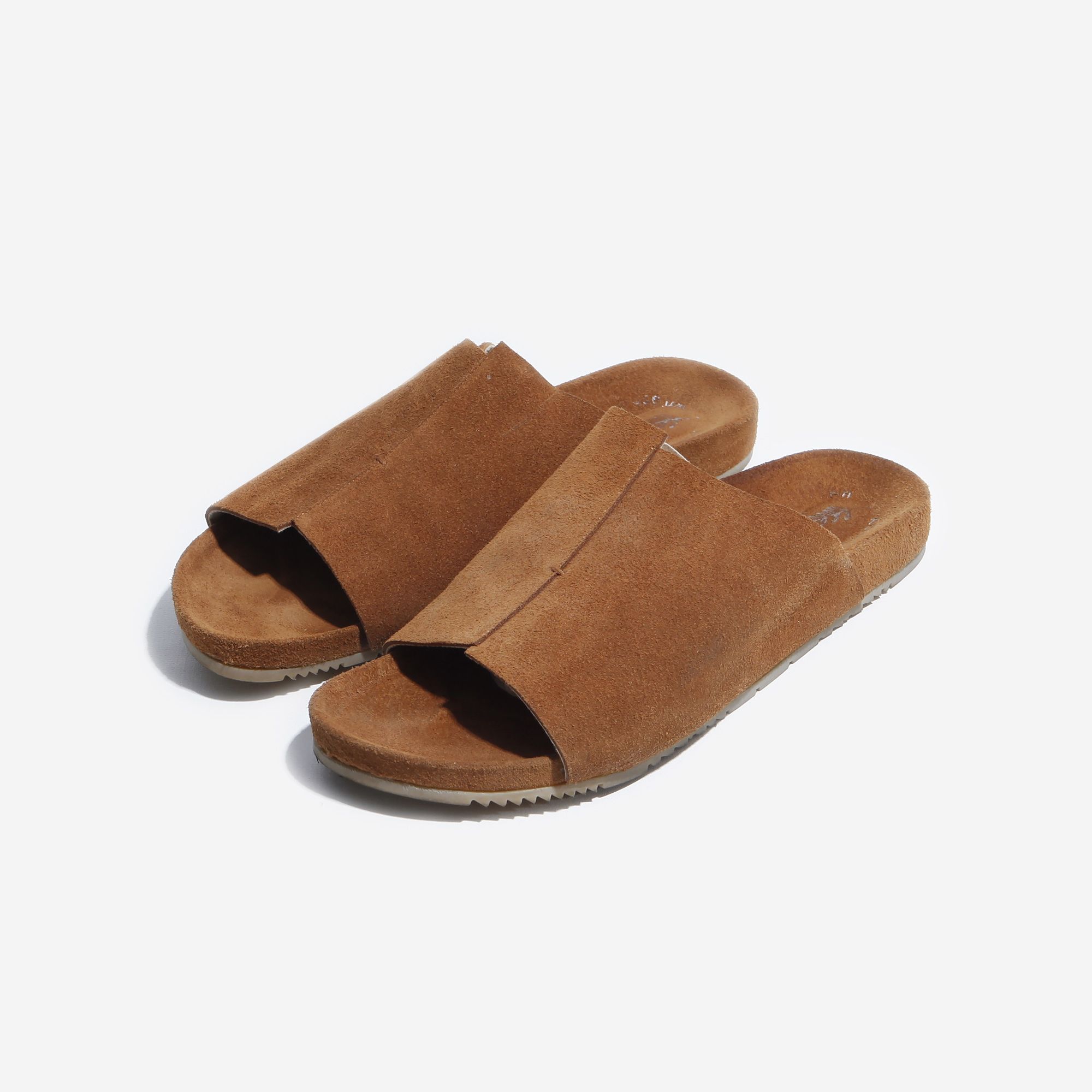 ◆KOMOREBI MUSEUM◆ Unisex handmade suede slider homiline ca MUSINSA | KOMOREBI MUSEUM Unisex Handmade Suede Slider Homie