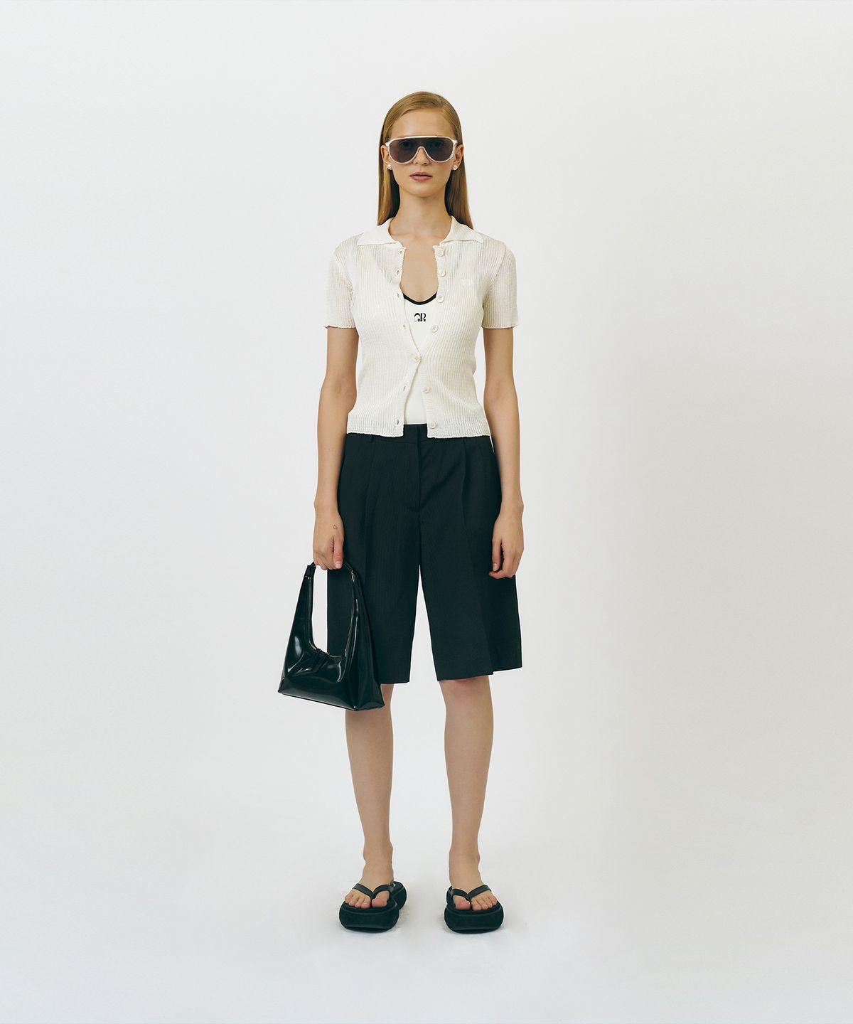 그로브(GROVE) 22SUMMER RICKER PANTS [2COLOR]