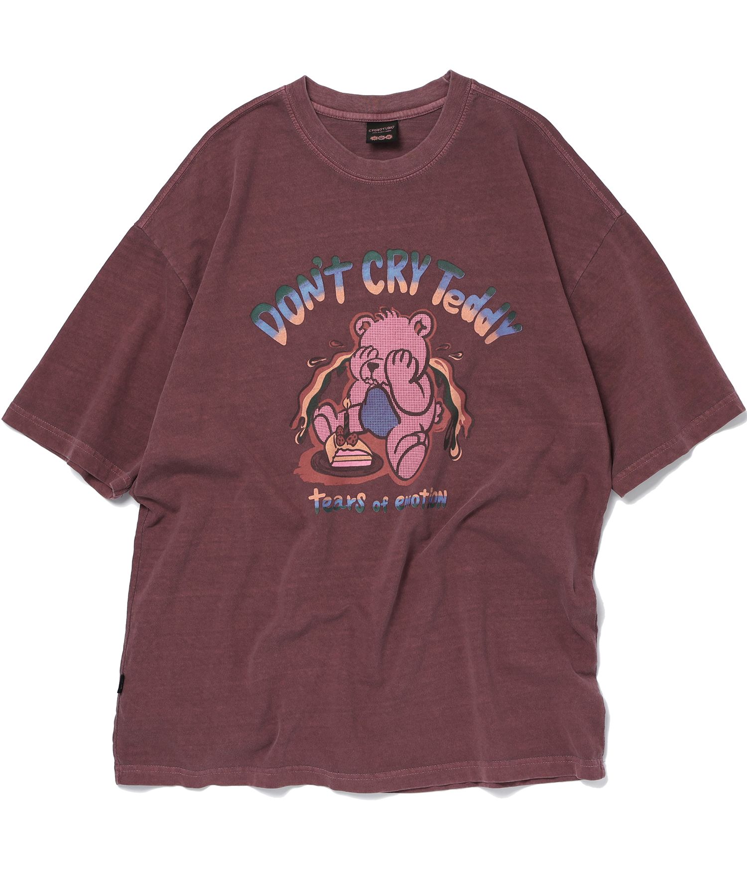 MUSINSA | CPGN STUDIO DONT CRY TEDDY PIGMENT SHORT SLEEVE T
