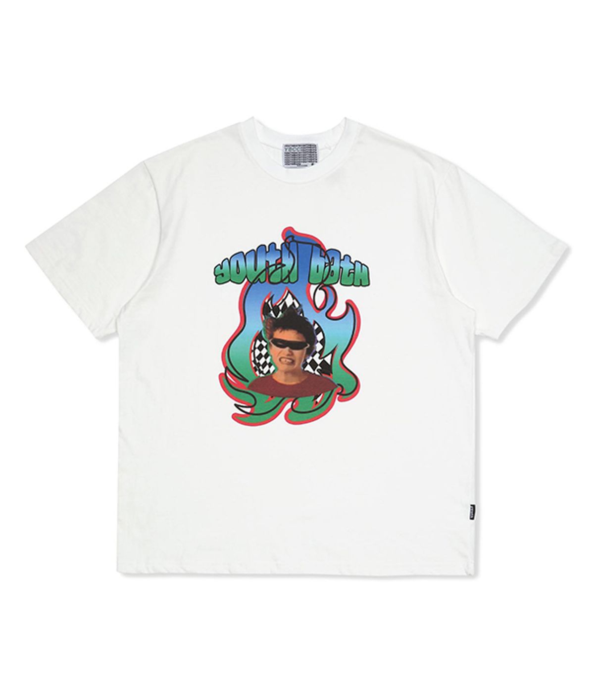 유쓰배쓰(YOUTHBATH) PUNK BOY T-SHIRT_WHITE