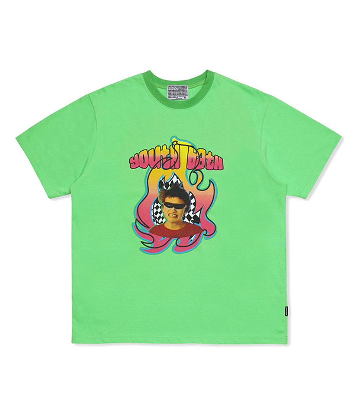 유쓰배쓰(YOUTHBATH) PUNK BOY T-SHIRT_GREEN