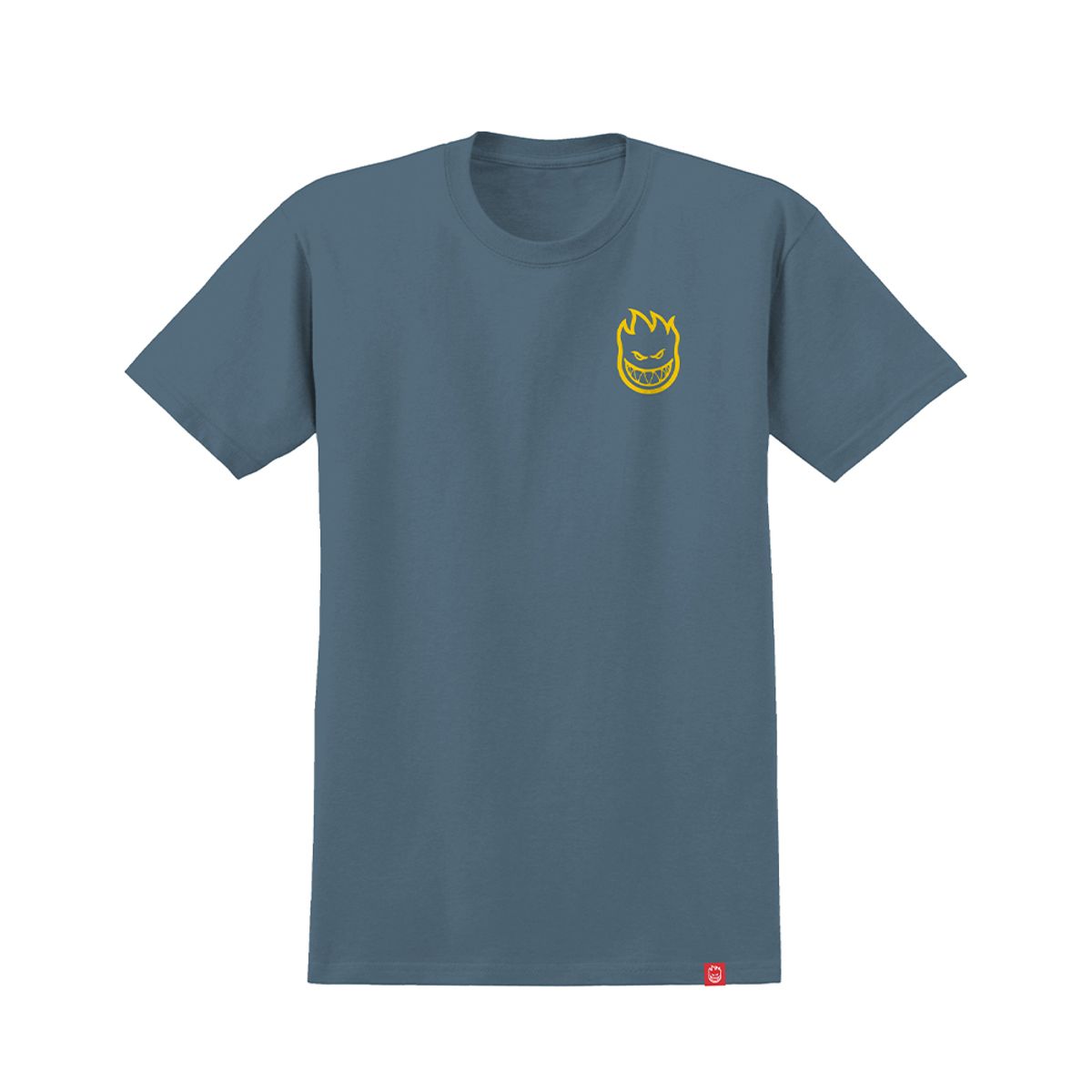 스핏파이어(SPITFIRE) LIL BIGHEAD S/S T-Shirt - INDIGO BLUE (YELLOW Print) 51010388AJ