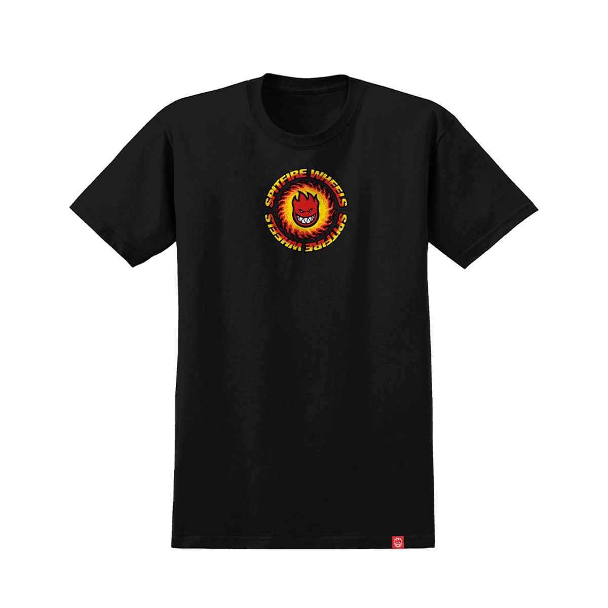 스핏파이어(SPITFIRE) OG FIREBALL S/S T-Shirt - BLACK (RED/YELLOW/ORANGE Print) 51010704