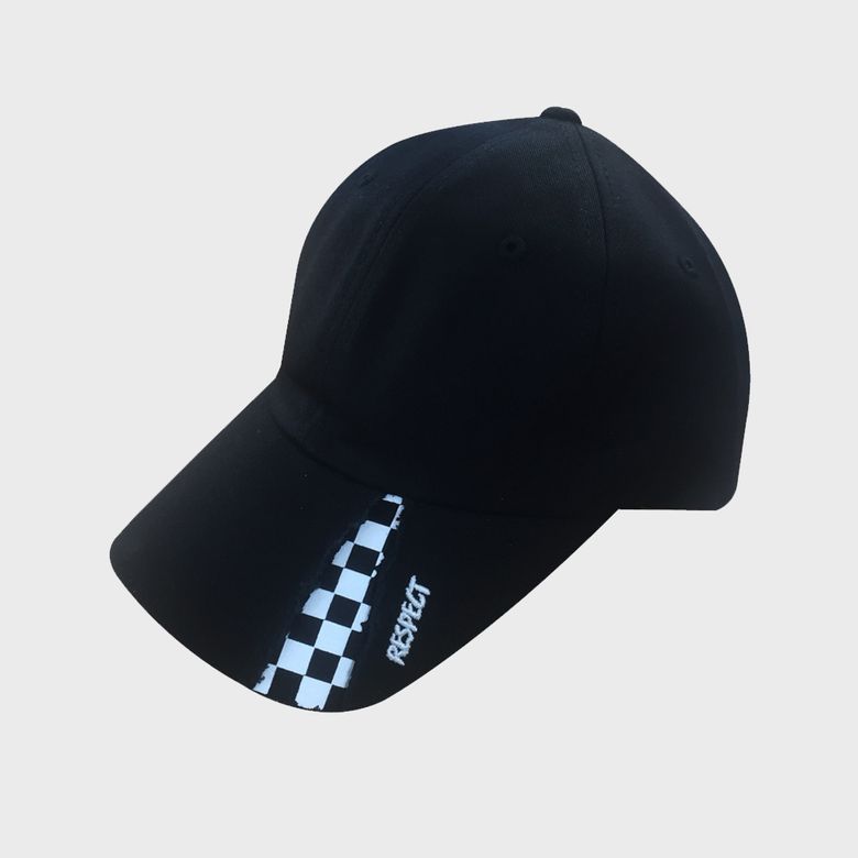 side line ball cap (checkerboard)