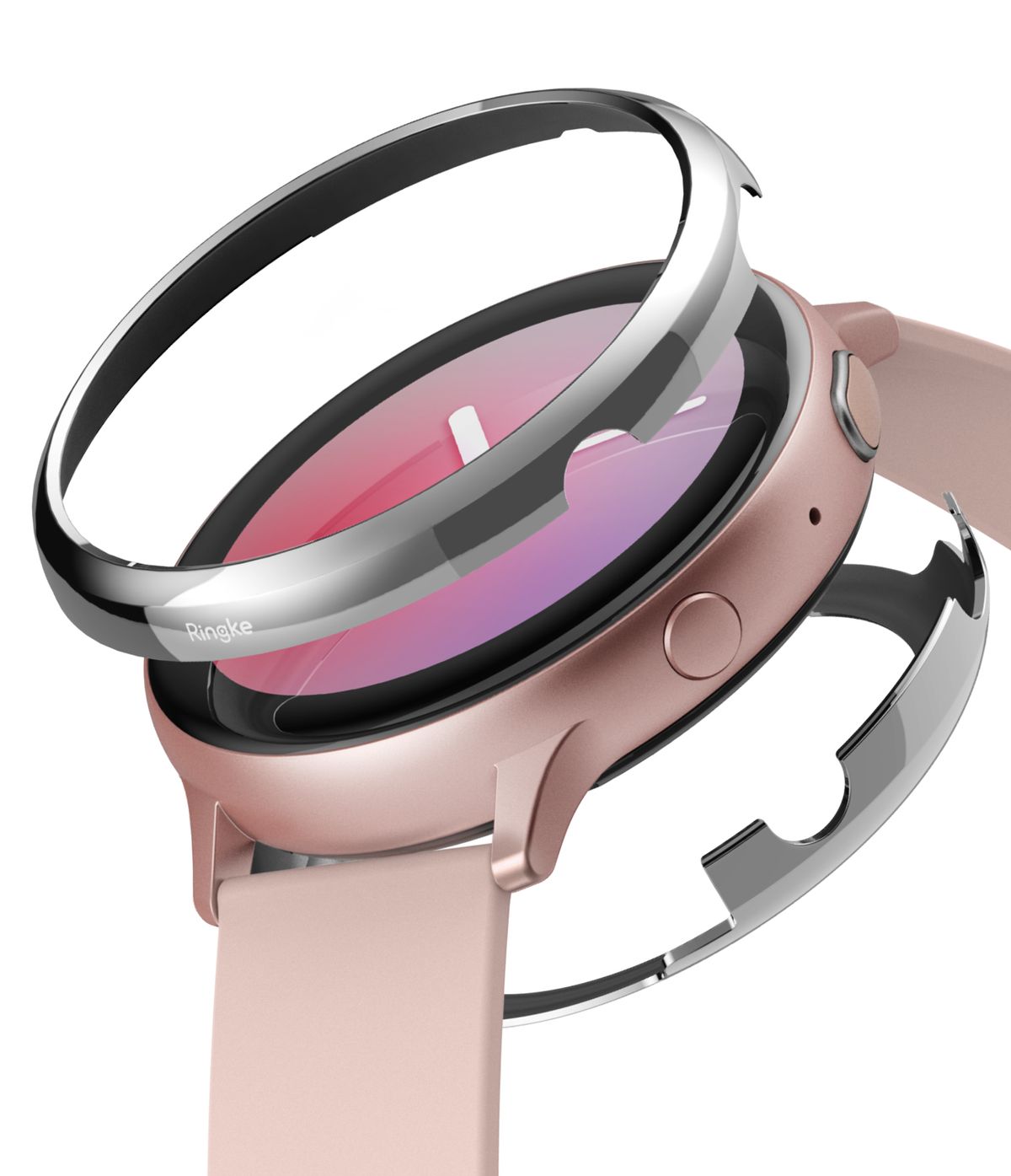 링케(RINGKE) 갤럭시워치 액티브2 44mm 풀프레임 스타일링 베젤링 워치 케이스