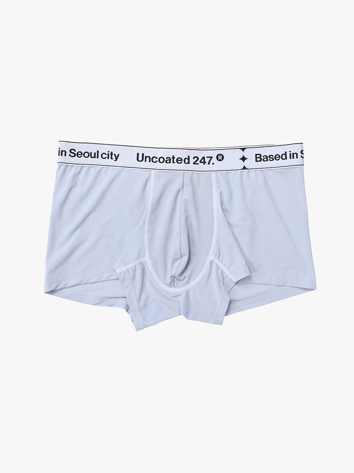 언코티드247(UNCOATED 247) 맨즈 쿨링 올메쉬 드로즈 로우라이즈 프로스티 프로 아이스그레이
