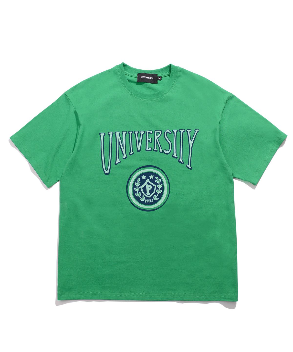 피스메이커(PIECE MAKER) VTG UNIVERSITY TEE (GREEN)