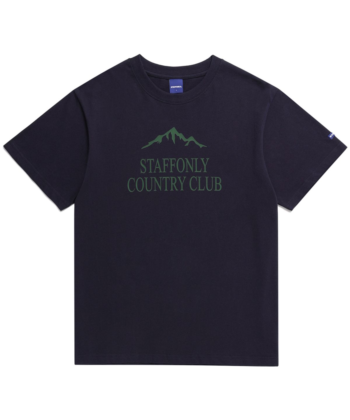 스텝온리(STAFFONLY) MOUNTAIN CC TEE (NAVY)