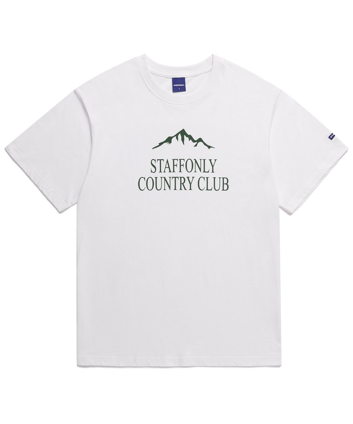 스텝온리(STAFFONLY) MOUNTAIN CC TEE (WHITE)