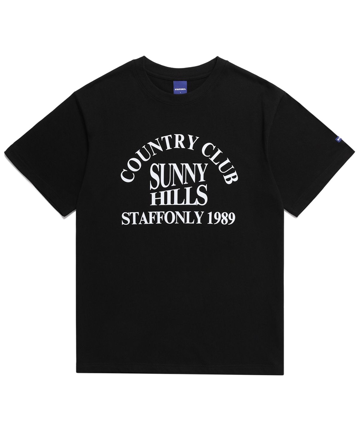 스텝온리(STAFFONLY) SUNNY HILLS TEE (BLACK)