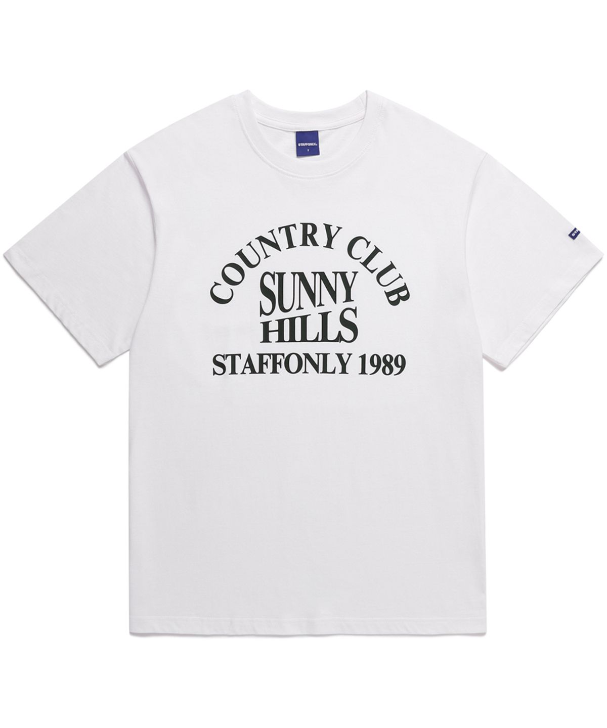 스텝온리(STAFFONLY) SUNNY HILLS TEE (WHITE)