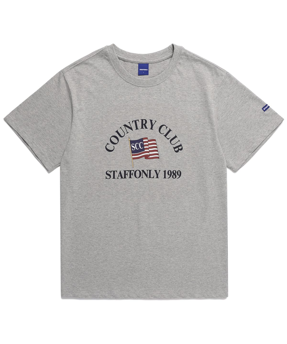 스텝온리(STAFFONLY) CLUB 1989 TEE (MELANGE GREY)