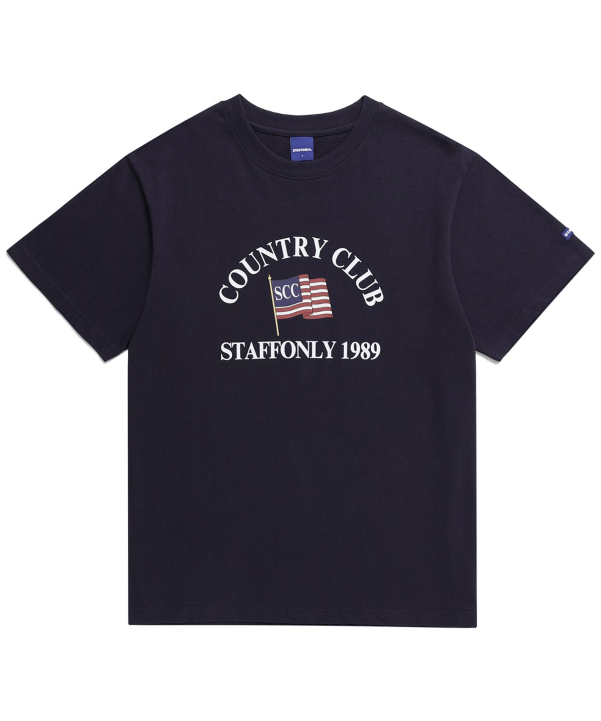 스텝온리(STAFFONLY) CLUB 1989 TEE (NAVY)