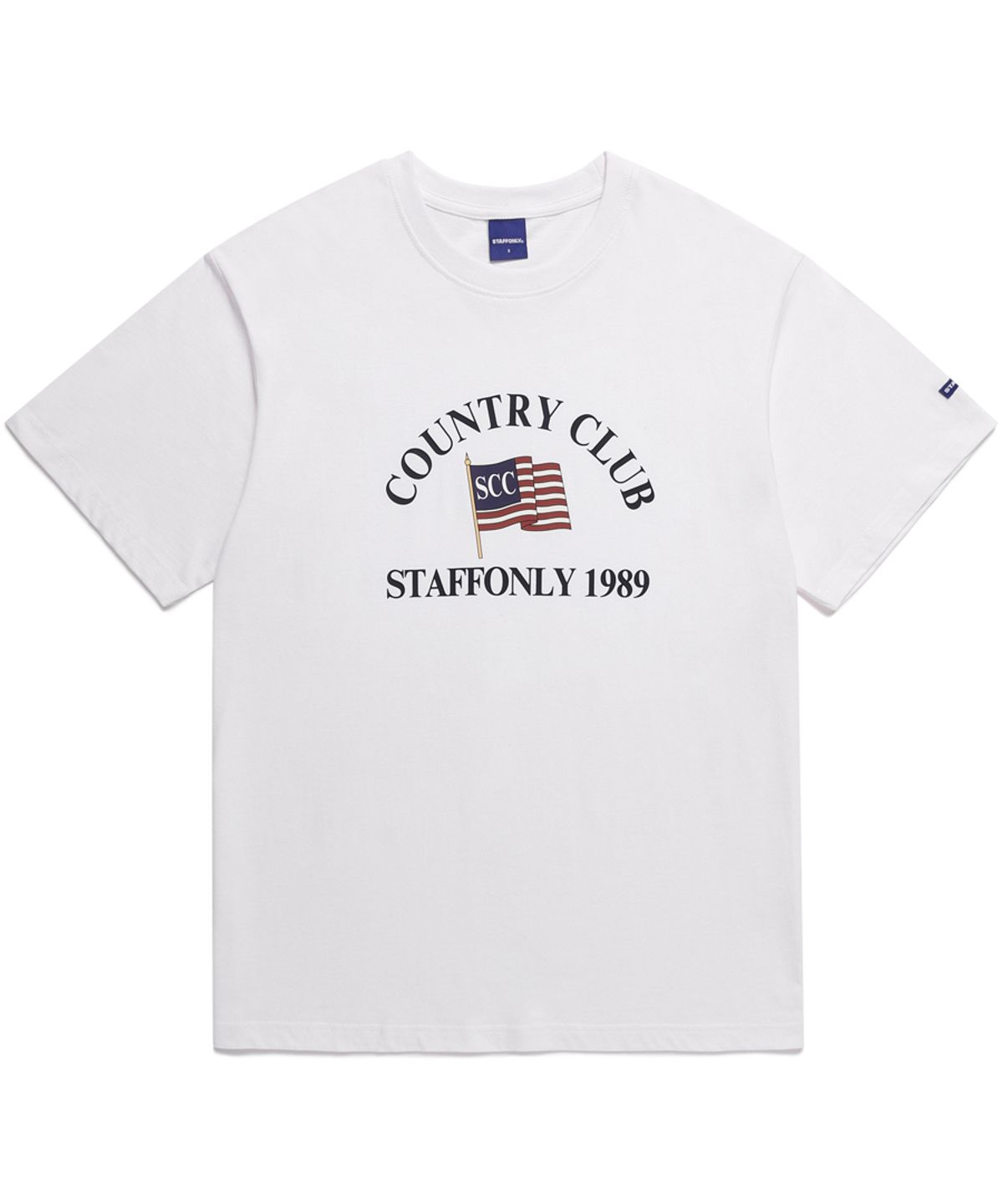스텝온리(STAFFONLY) CLUB 1989 TEE (WHITE)