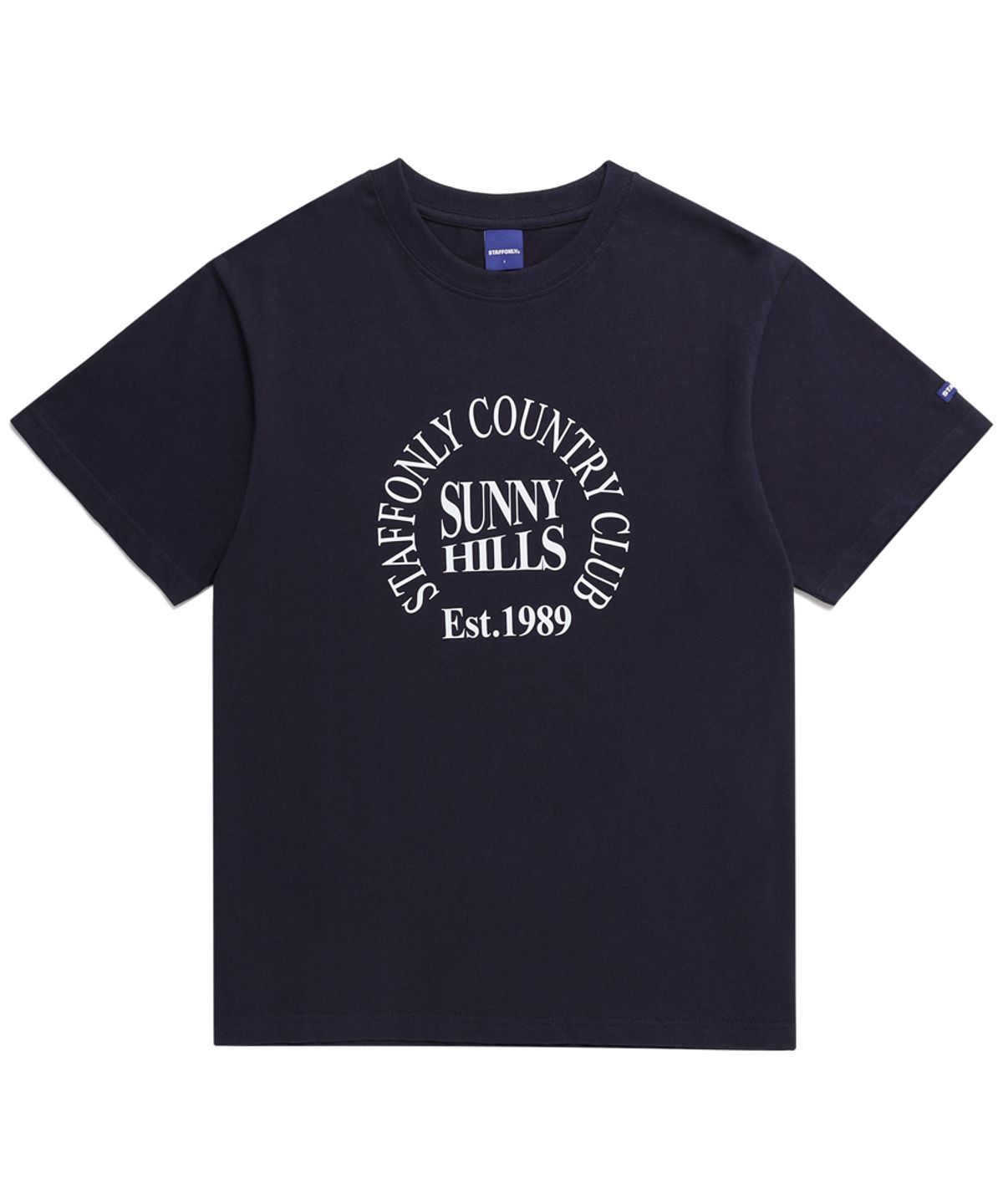 스텝온리(STAFFONLY) EST 1989 TEE (NAVY)