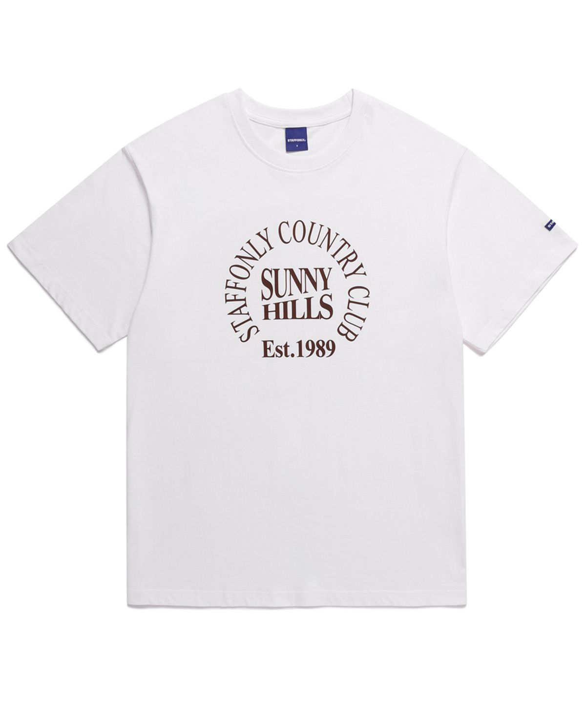스텝온리(STAFFONLY) EST 1989 TEE (WHITE)