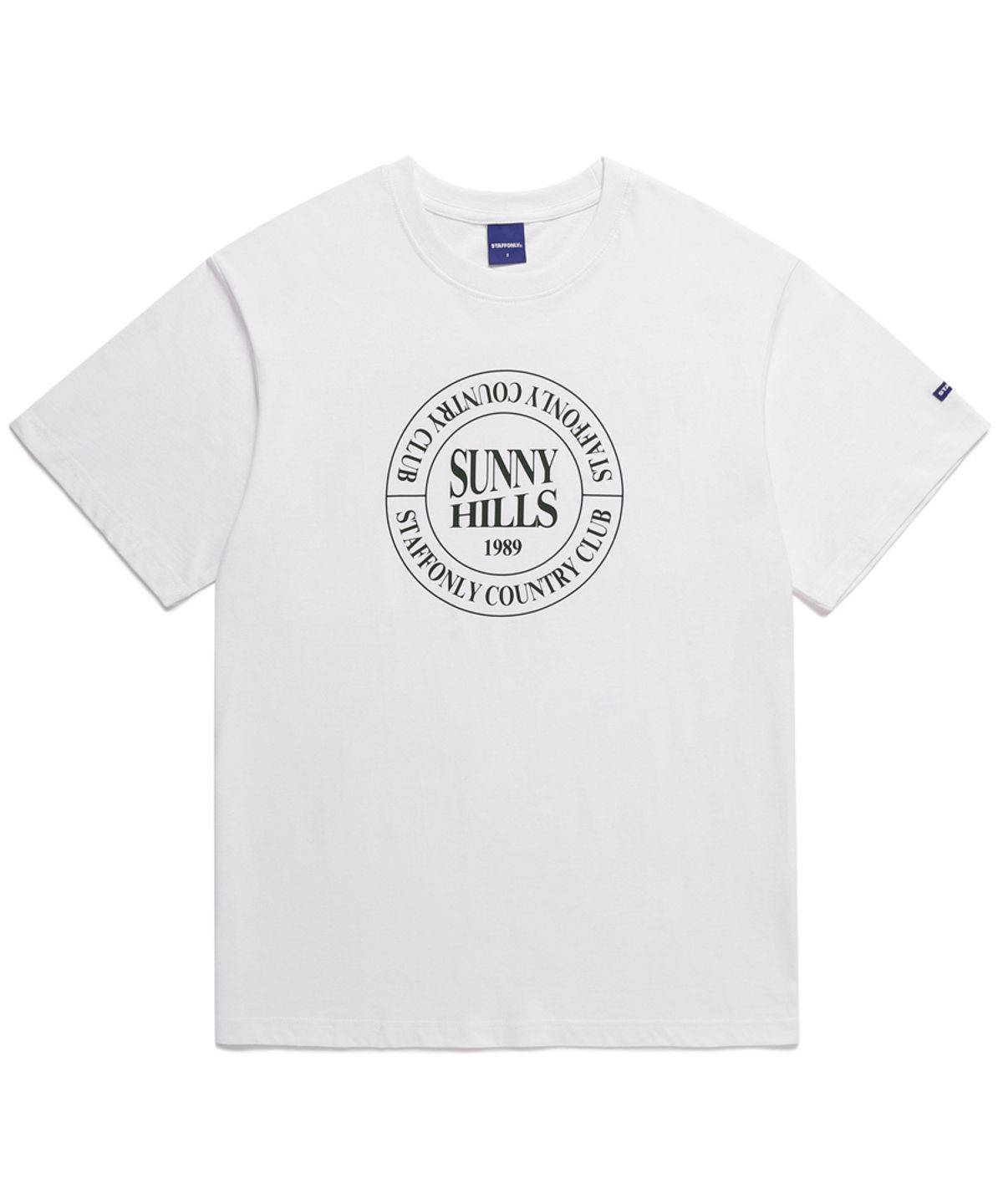 스텝온리(STAFFONLY) SUNNY HILLS LOGO TEE (WHITE)