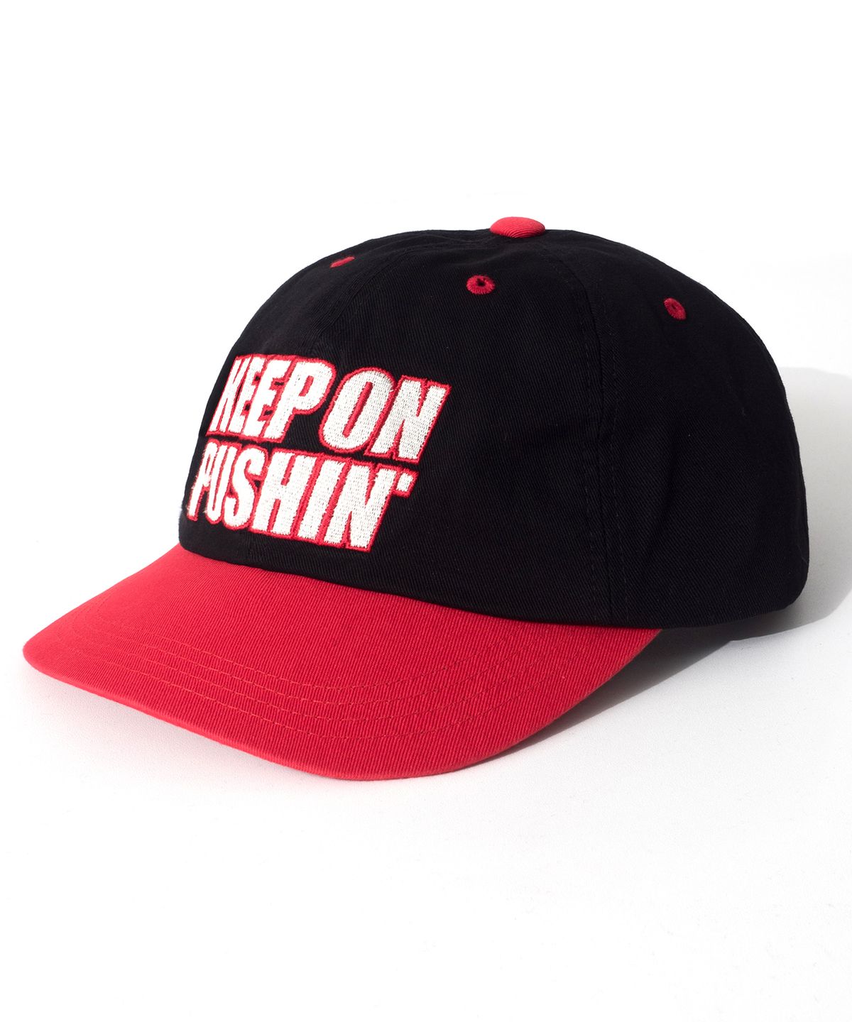 큐티에잇 가먼츠(QT8 GARMENTS) WA KOP Baseball Cap (Black/Red)