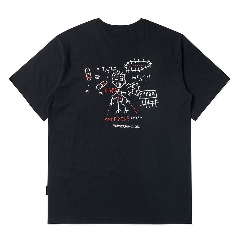 Xamo Graffiti Half T-Shirt(PUNCMTS001_BK)
