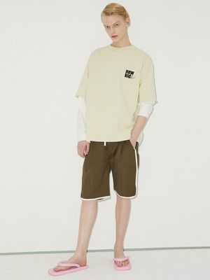 LOVE CITY LOGO T SHIRT BEIGE