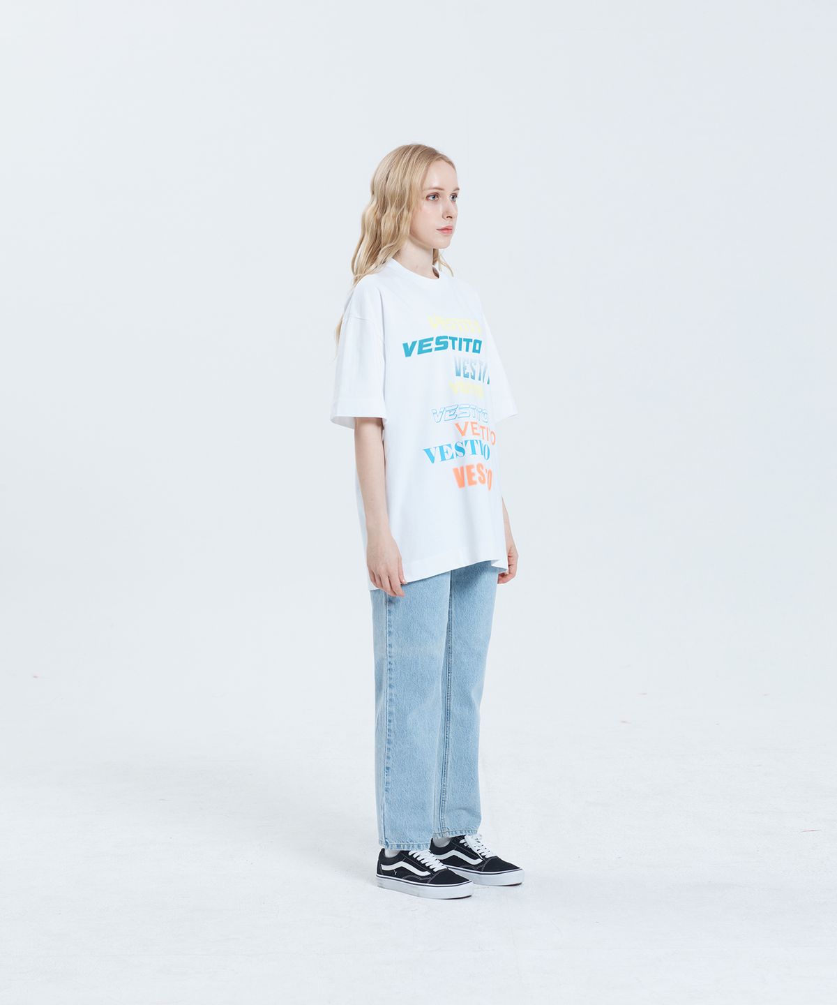 베스띠또(VESTITO) RIPETUTO LOGO TS (반복로고 티셔츠)