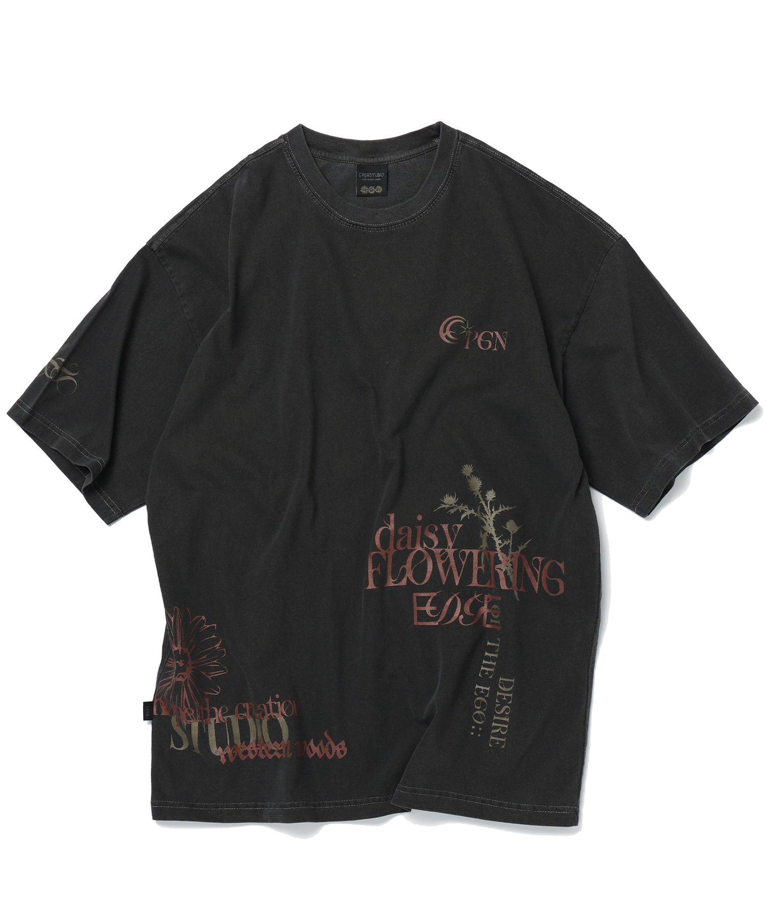 【CPGN STUDIO】Daisy Flower Short Sleeve T-shirt MUSINSA | CPGN STUDIO DAISY FLOWER PIGMENT SHORT SLEEVE T