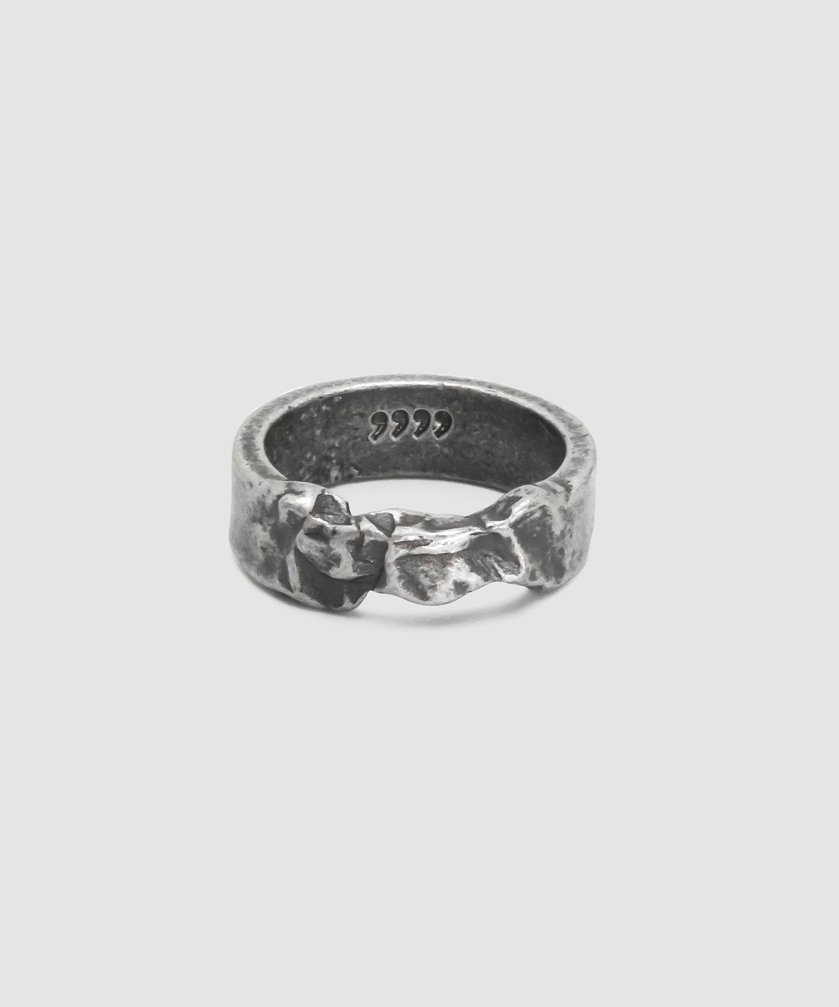 포콤마(FOURCOMMA) STONE TEXTURE 03 RING