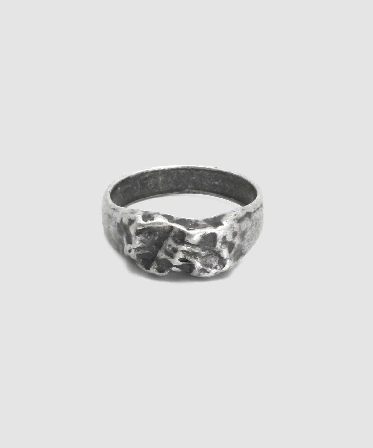 포콤마(FOURCOMMA) STONE TEXTURE 04 RING