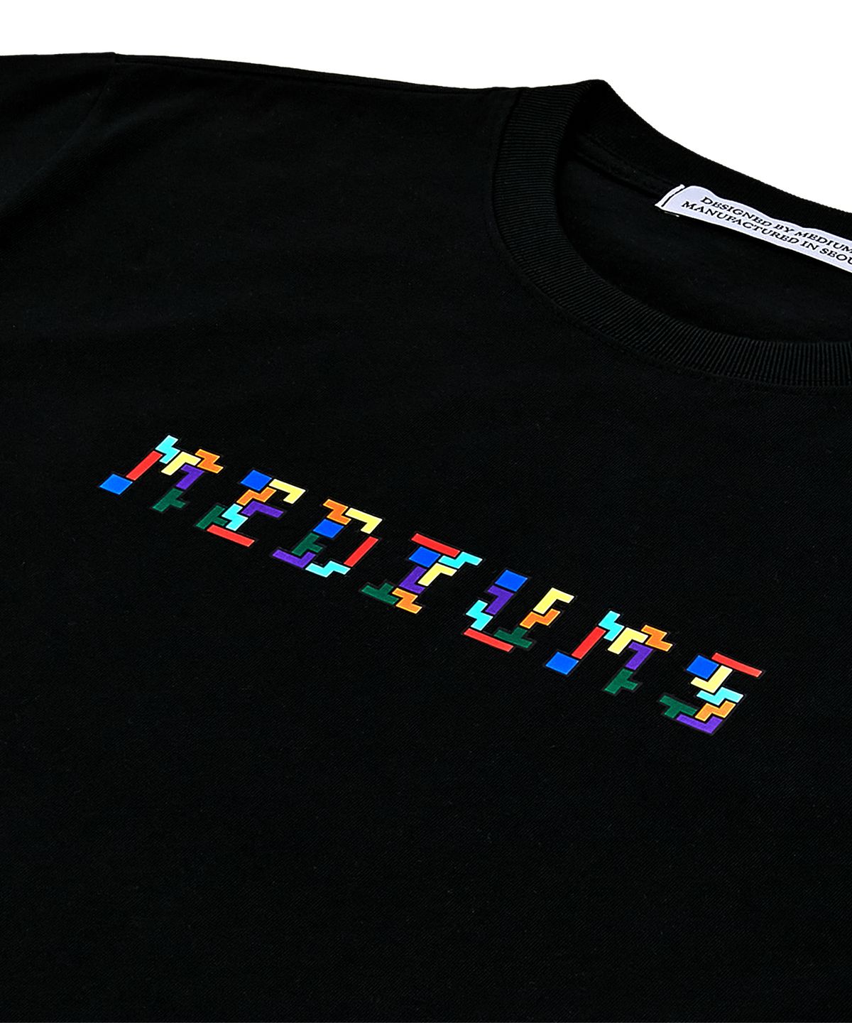 미디엄스(MEDIUMS) Tetris Logo T-Shirt (테트리스 로고 티셔츠)