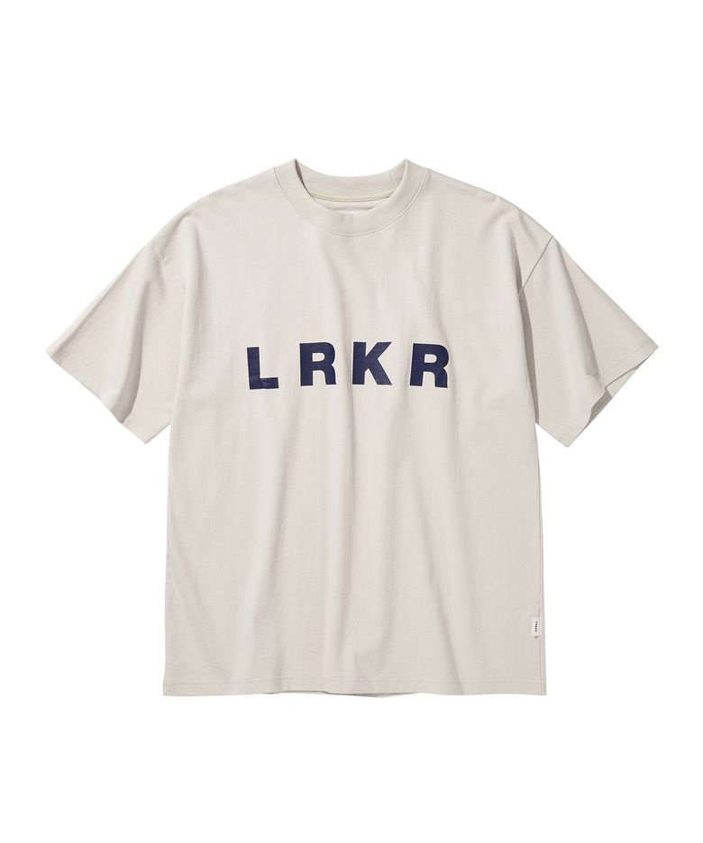 LRKR LOGO TEE / LIGHT GRAY