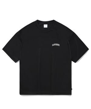 쿨모어 스몰 아치 로고 티셔츠_블랙