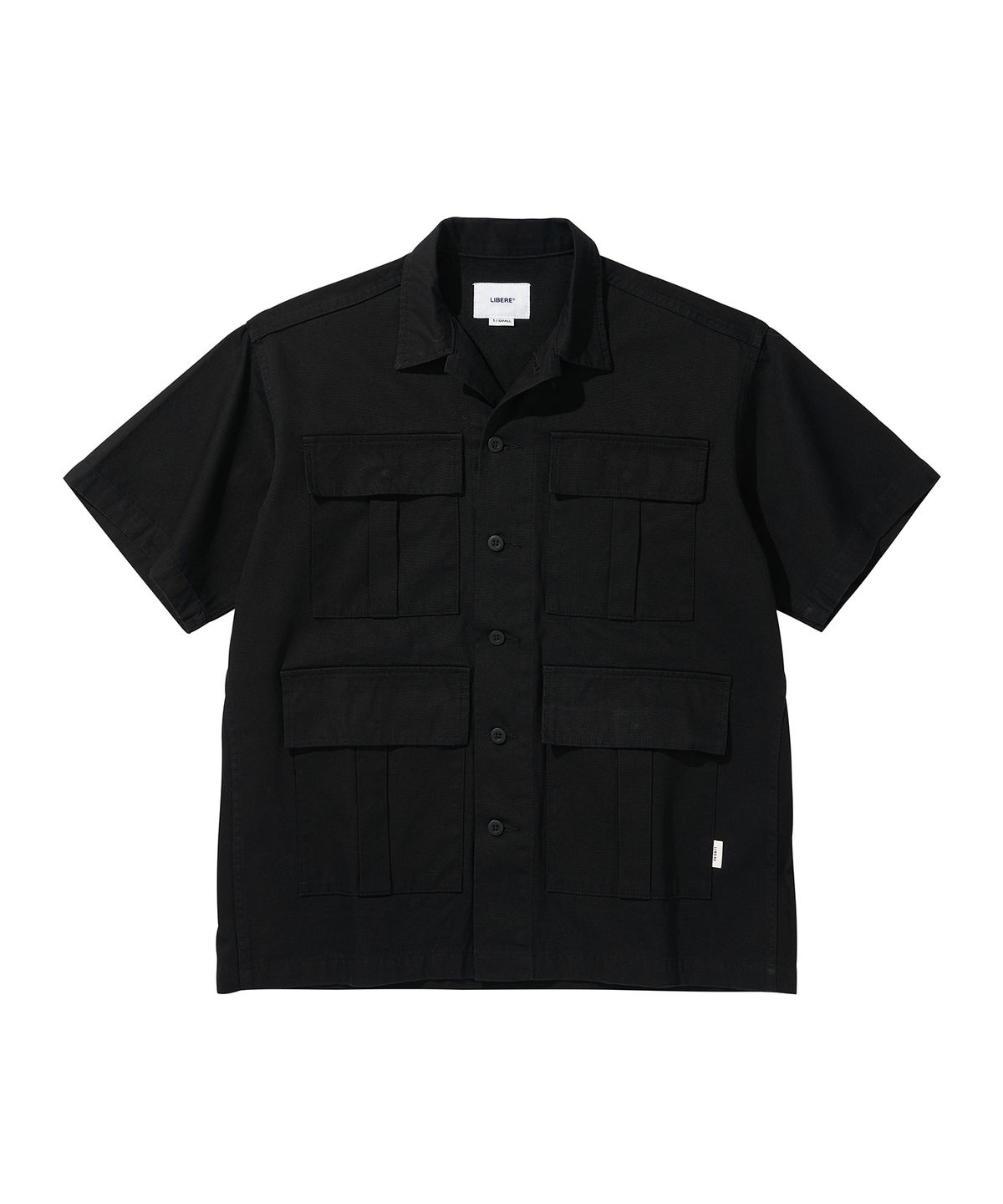 리베레(LIBERE) LIBERE SS JUNGLE SHIRTS / BLACK