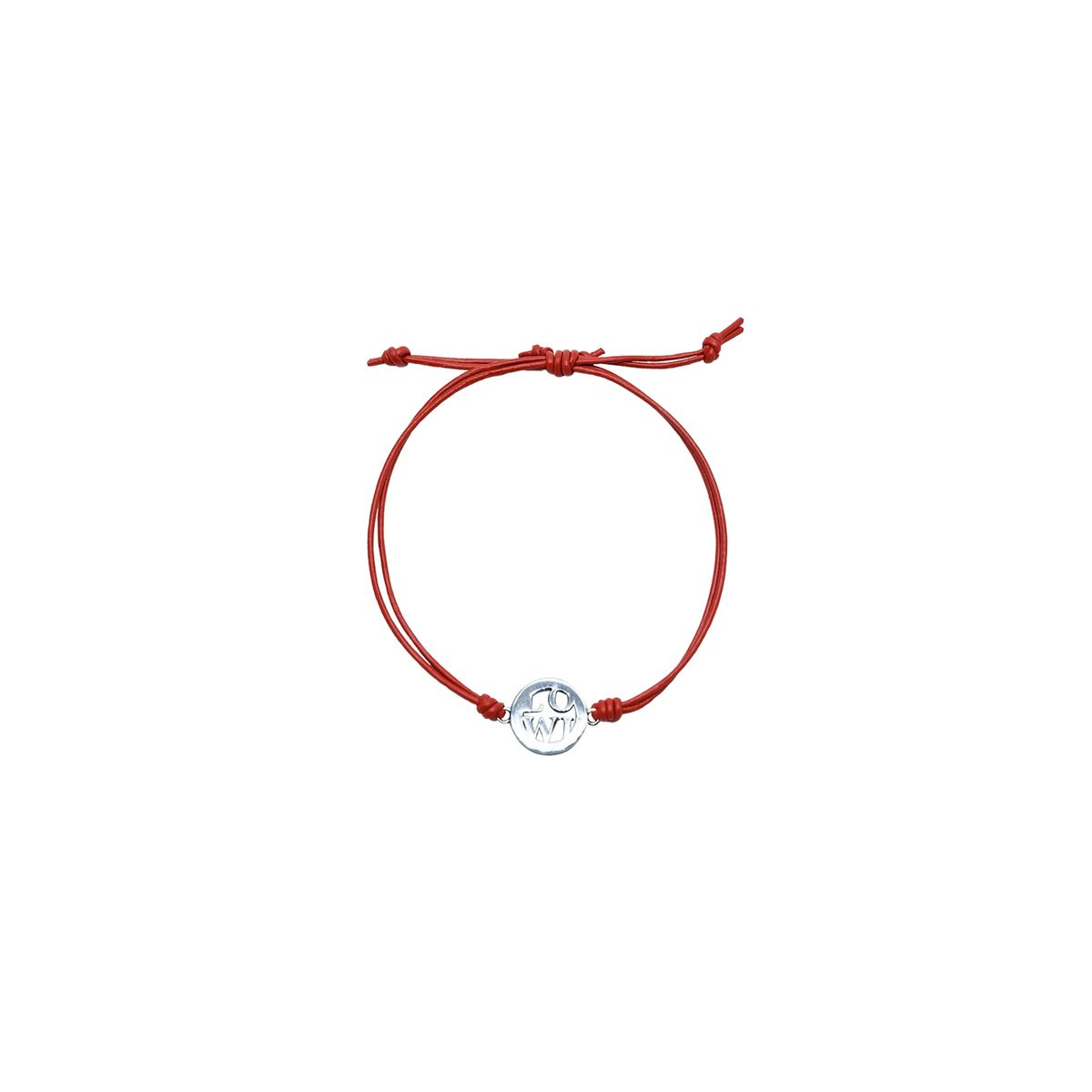 로울(LOWOOL) LOWL pendant red bracelet