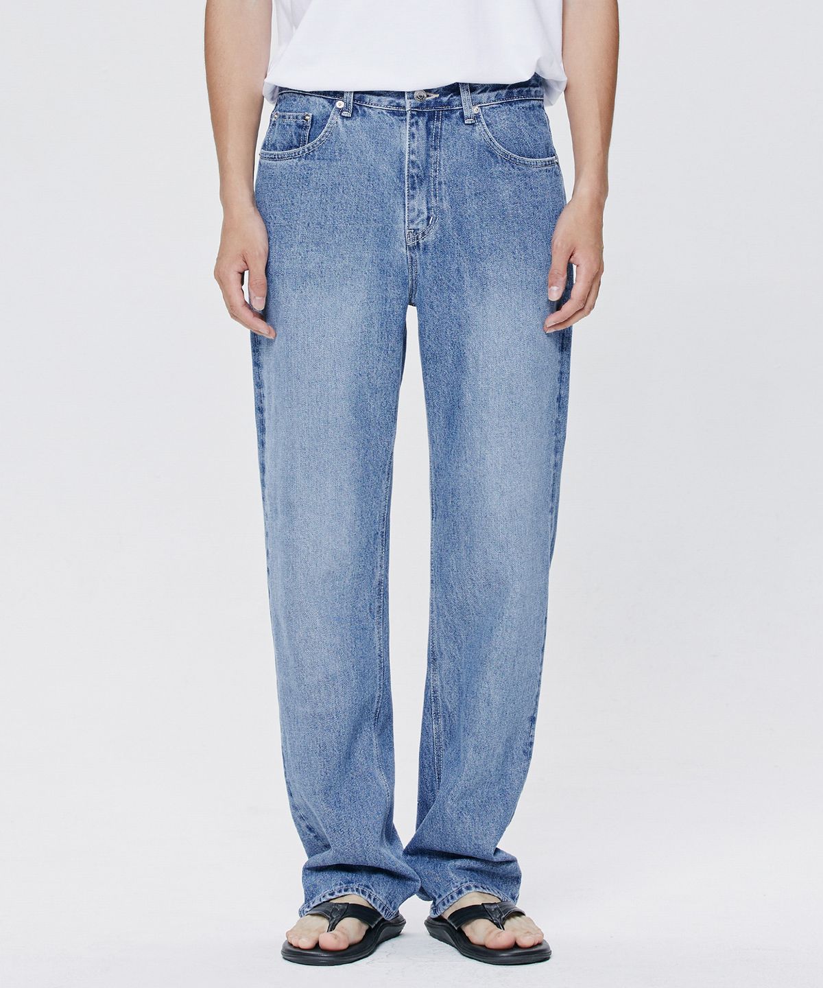 브랜디드(BRANDED) 608 HARD TWIST DENIM AFTER PARTY JEANS [WIDE STRAIGHT]