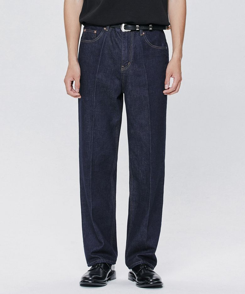 610 HISHITOMO SUVIN GOLD INDIGO 1WASH JEANS [RELAX STRAIGHT]