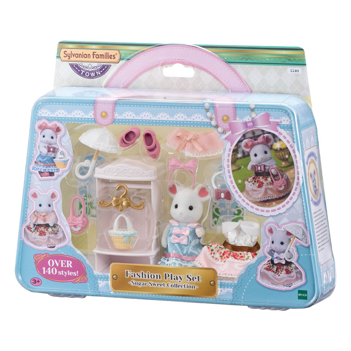 실바니안 패밀리(SYLVANIAN FAMILIES) 5540-패션 코디 세트 타운걸 시리즈(슈가 스위트 컬렉션)