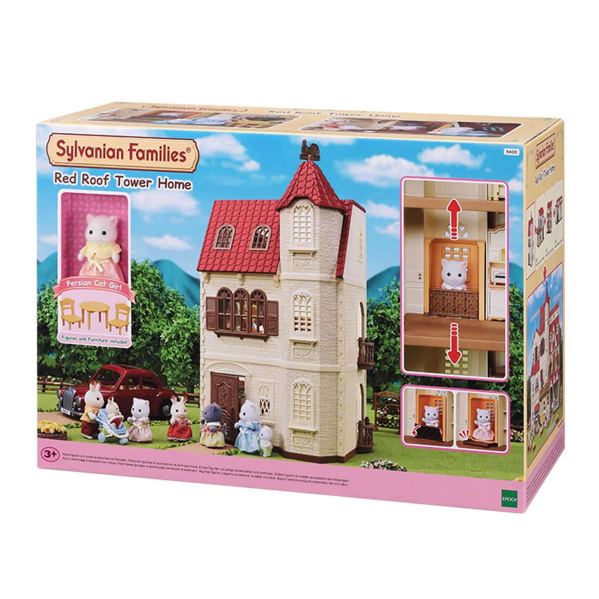 실바니안 패밀리(SYLVANIAN FAMILIES) 5400-엘리베이터가 있는 빨간지붕 3층집