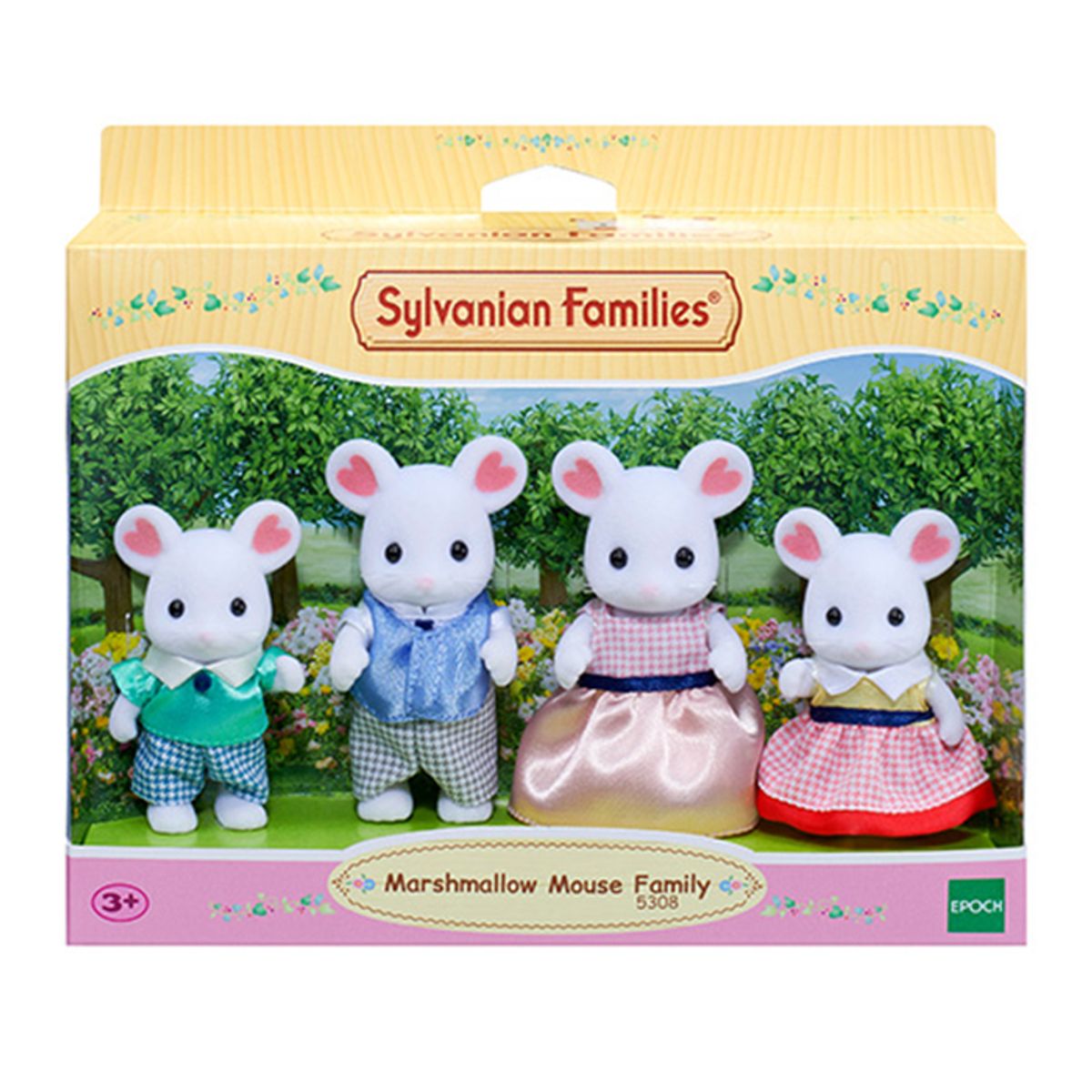 실바니안 패밀리(SYLVANIAN FAMILIES) 5308-마쉬멜로 마우스 가족