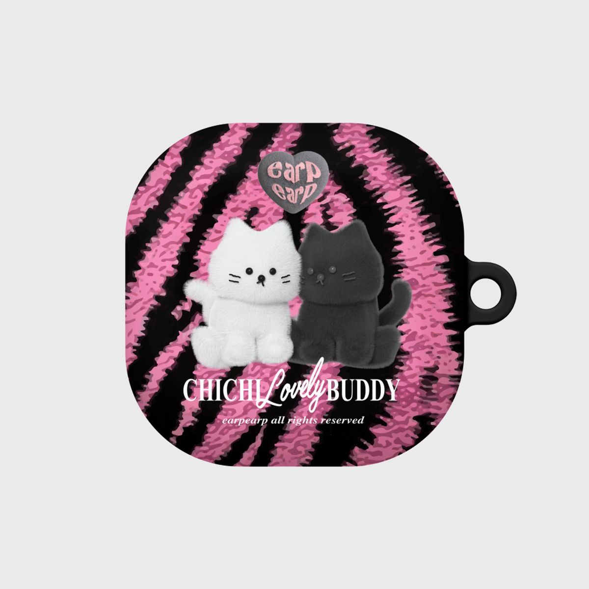 어프어프(EARPEARP) ZEBRA PATTERN CHICHI-PINK(버즈-하드)