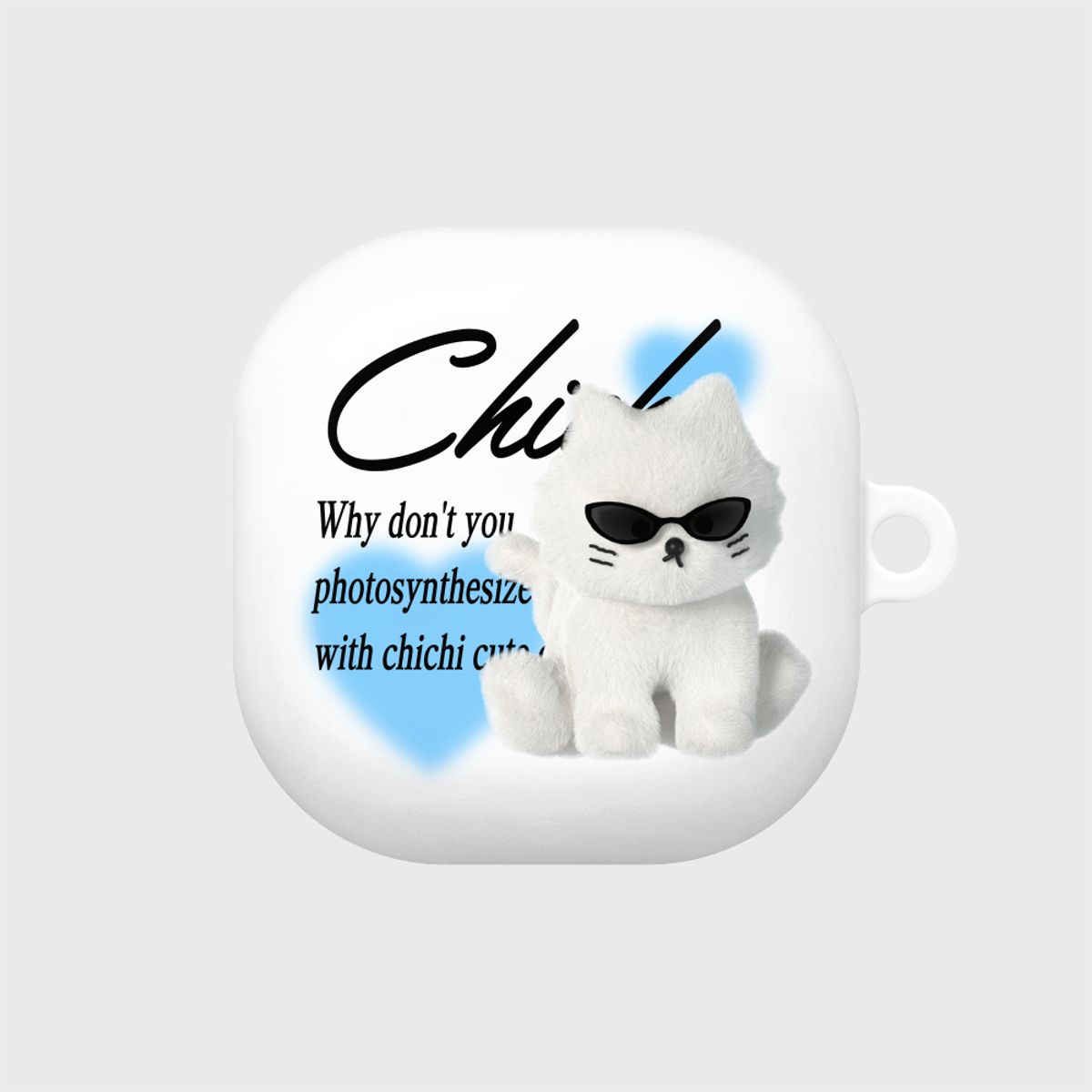 어프어프(EARPEARP) SUNGLASSES CHICHI HEART-WHITE(버즈-하드)