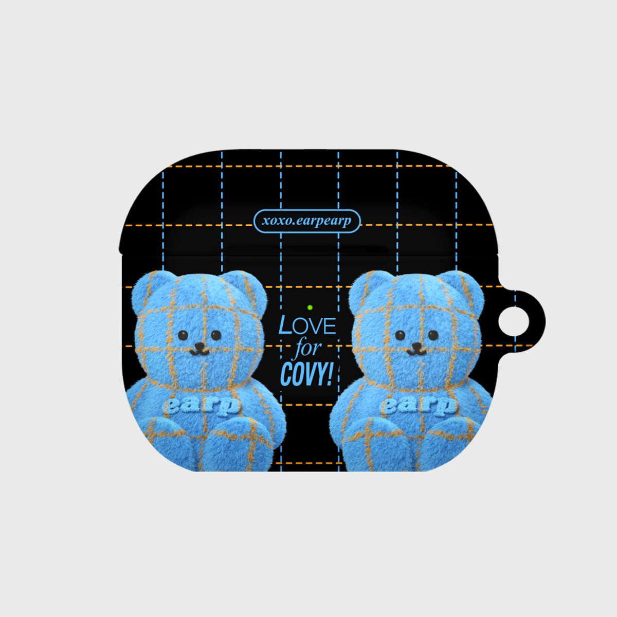 어프어프(EARPEARP) HELLO GRID FUR COVY-BLACK(에어팟3-하드)