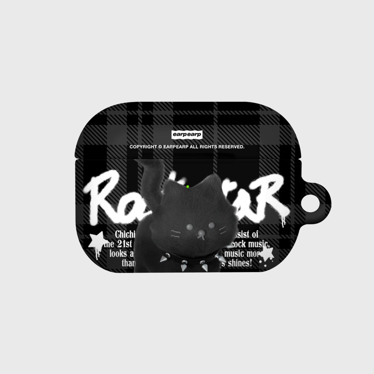 어프어프(EARPEARP) ROCKSTAR CHICHI-BLACK(에어팟프로-하드)