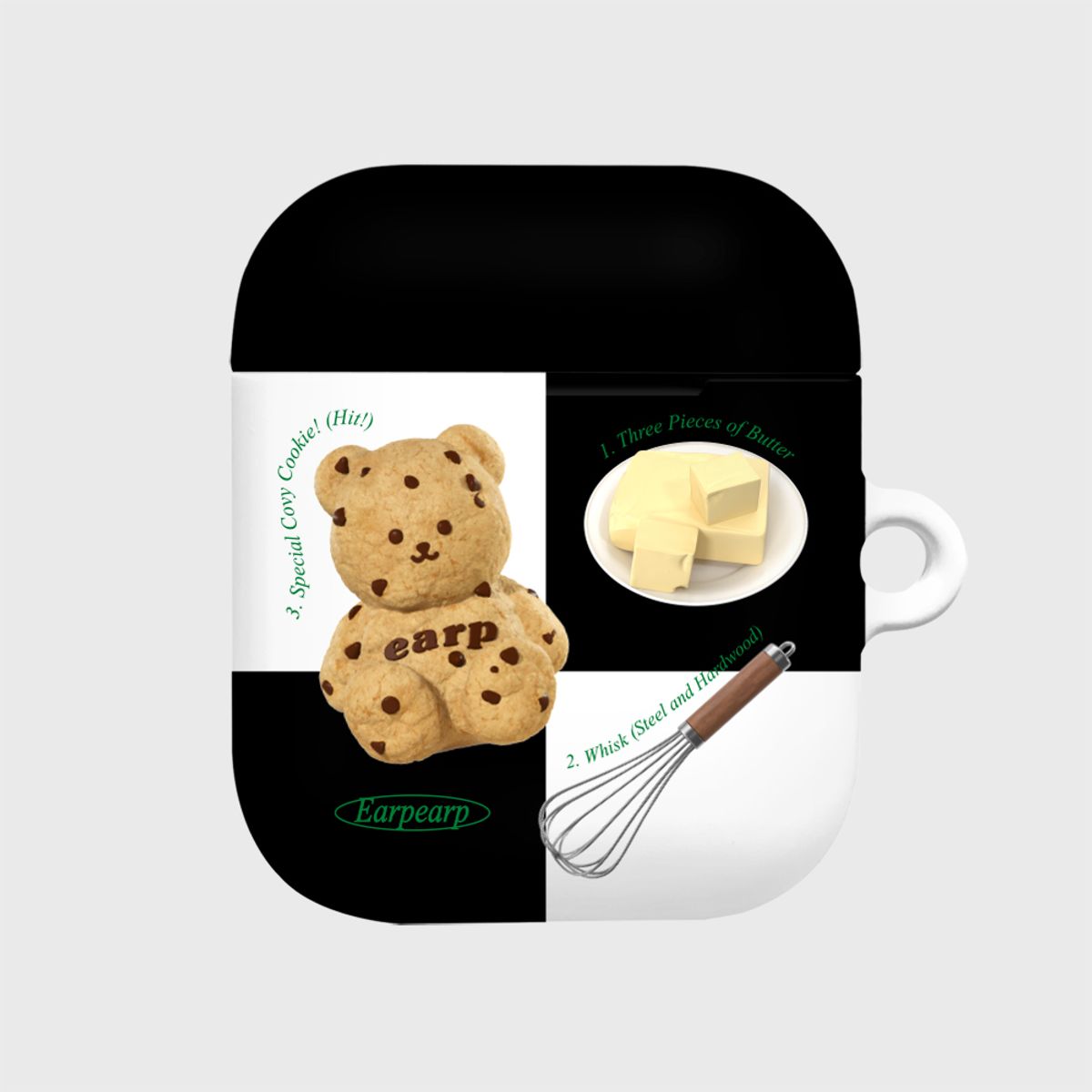 어프어프(EARPEARP) COVYCHIP OBJECT-BLACK(에어팟-하드)
