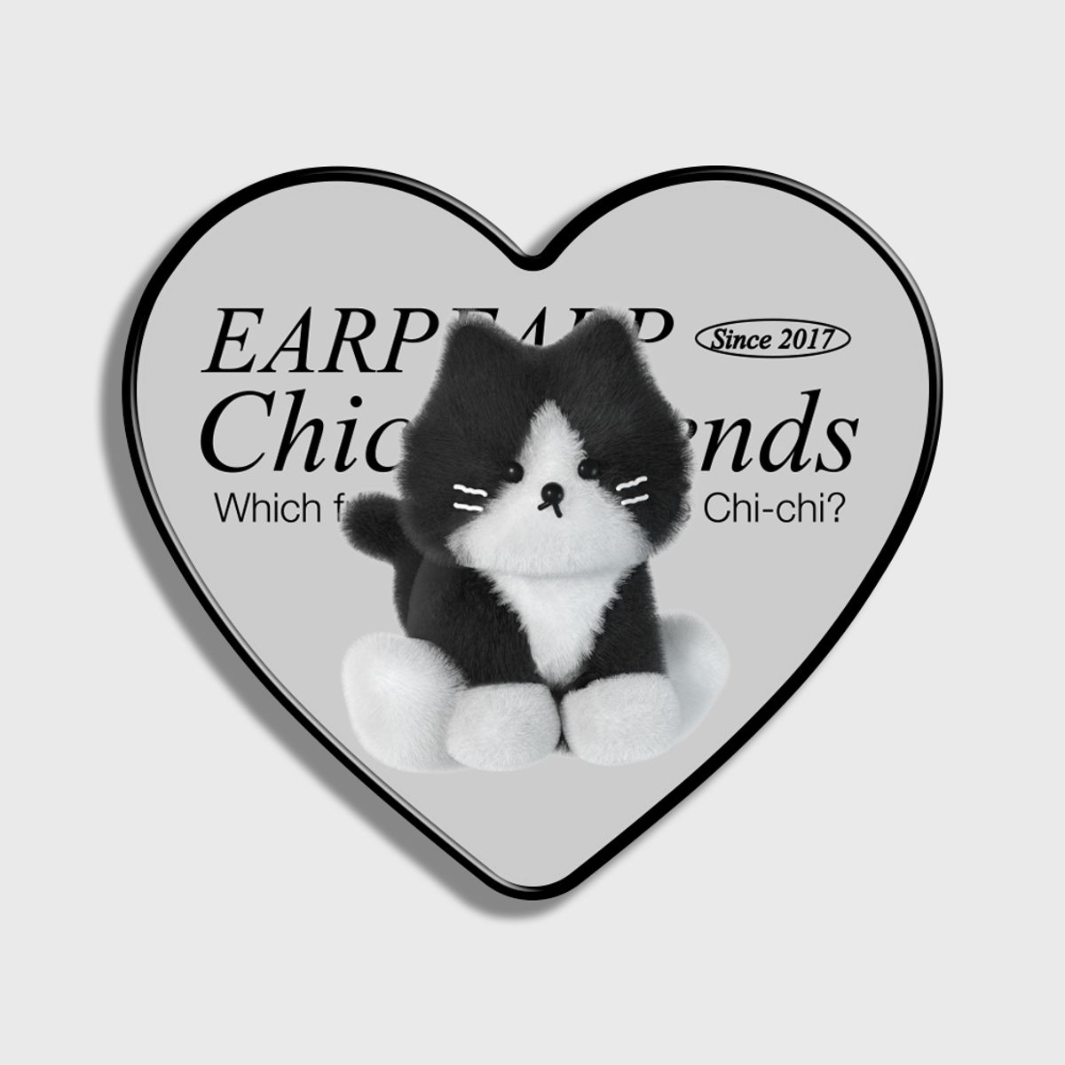 어프어프(EARPEARP) GENTLE CHICHI-GREY(하트톡)