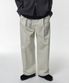 커브드 와이드 치노 팬츠 [크림]