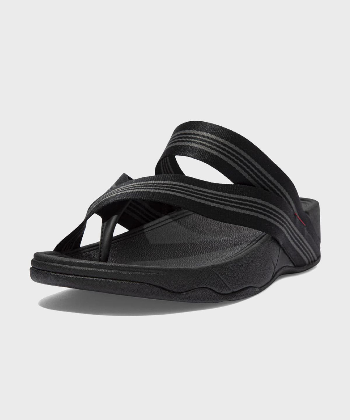 핏플랍(FITFLOP) 남성 슬링 웨빙 토포스트 쪼리 Black