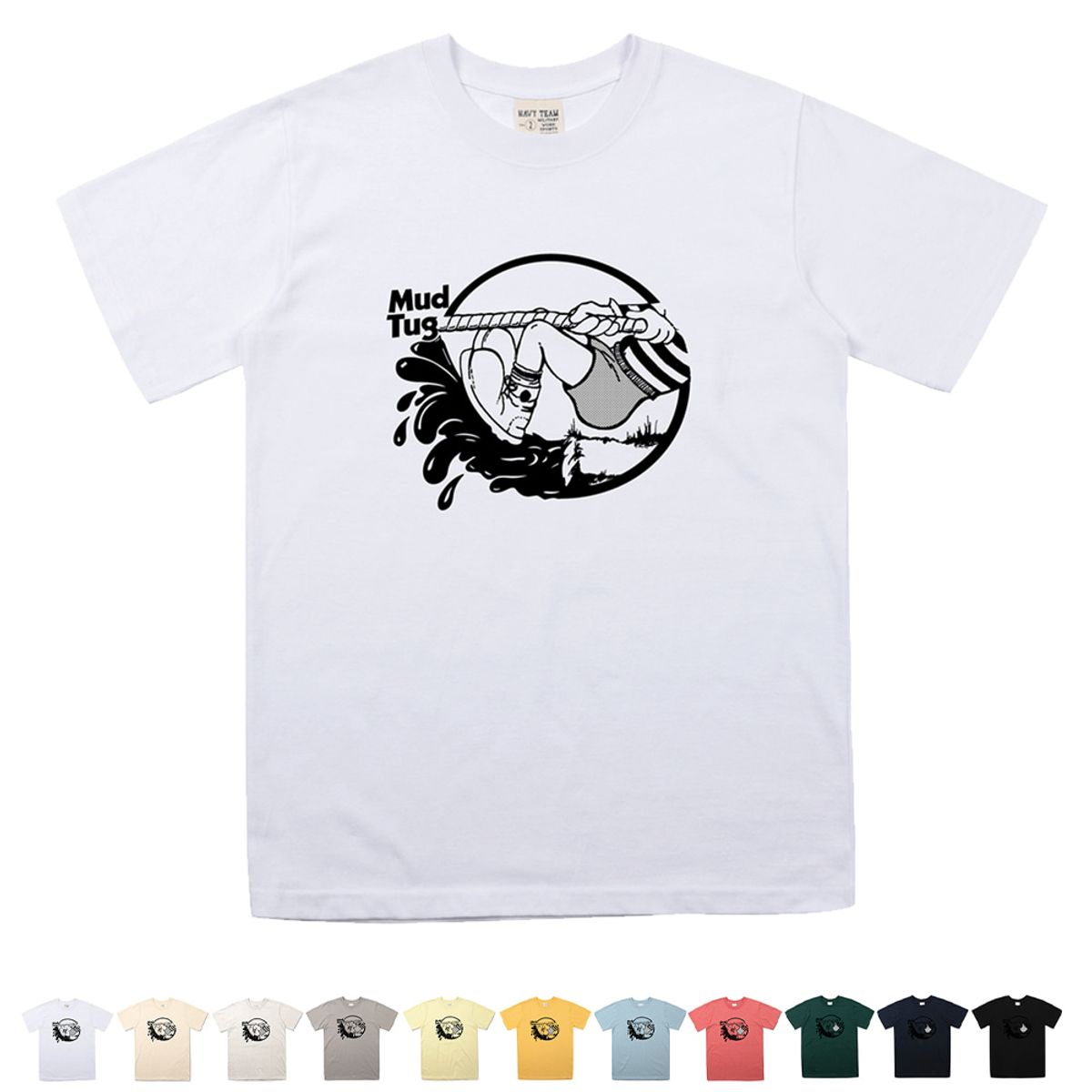 네이비팀(NAVYTEAM) NTV-MUD TUG SHORT SLEEVE